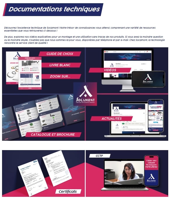 Pages documentations techniques
